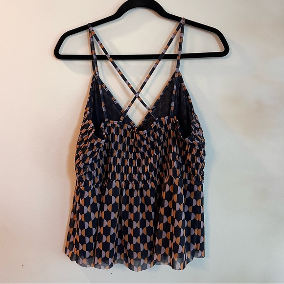 ANTHROPOLOGY Mixed Pattern Tank Top - Size L - Picture 5 of 5